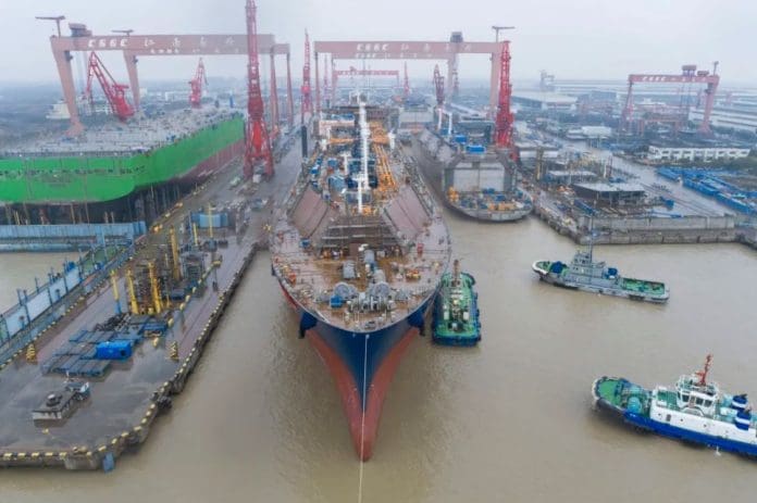 Hudong Zhonghua Kicks Off Work On Fourth Lng Carrier For Cosco And