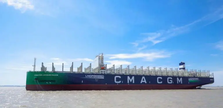 CMA CGM to take delivery of 1st LNG-powered giant