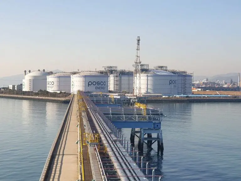 South Korea's Posco Energy starts work on 6th Gwangyang LNG tank