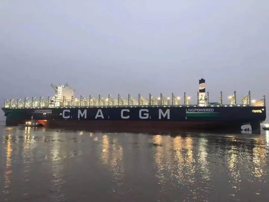 Hudong nearing delivery of CMA CGM LNG giant, continues works on first Dynagas FSRU