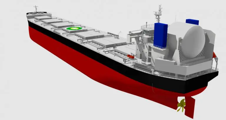 Japan's Tsuneishi reveals LNG-powered Kamsarmax