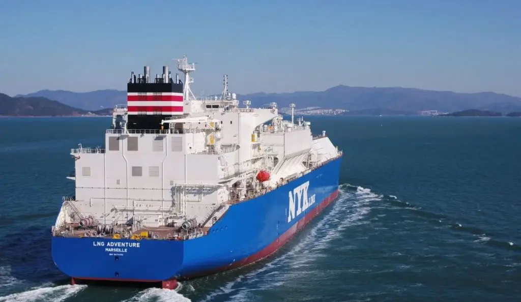 Total starts using NYK LNG newbuild