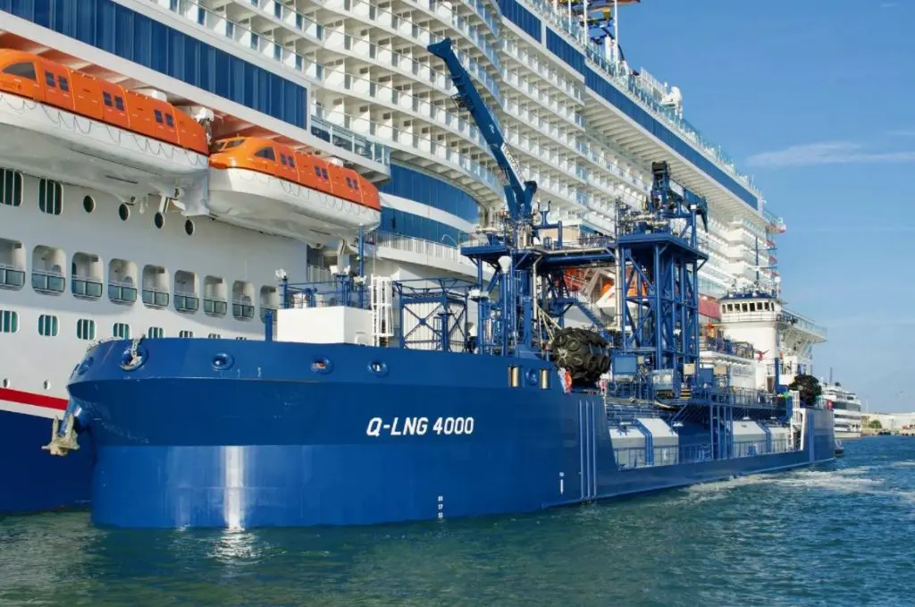 Carnival’s Mardi Gras wraps up first Port Canaveral LNG bunkering op