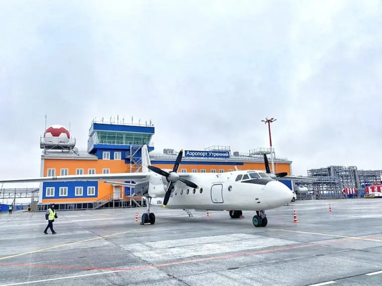 Novatek says first plane lands at Arctic LNG 2 airport