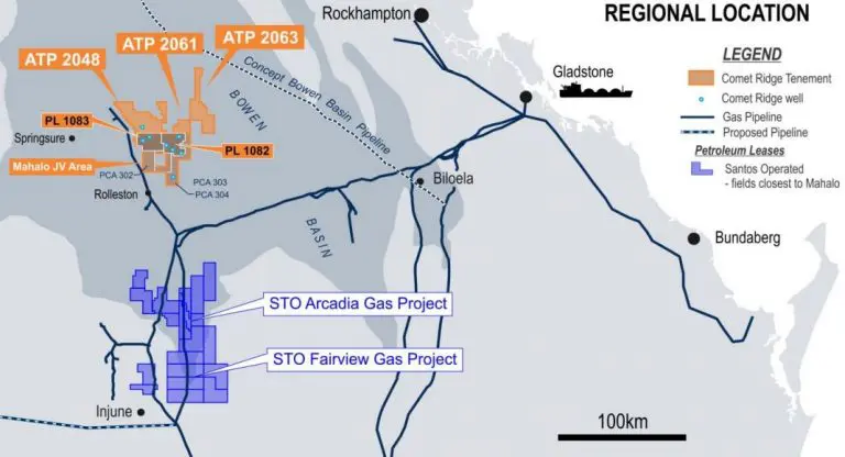 Comet Ridge buys APLNG's stake in Mahalo gas project