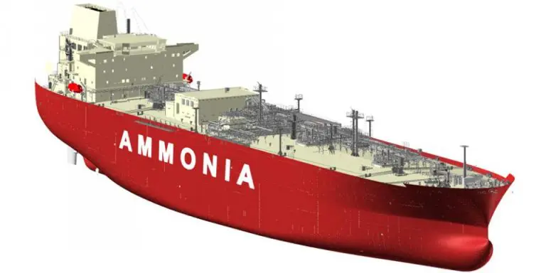 BV OKs Hyundai Heavy's new ammonia carrier design