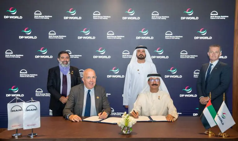 MAN and DP World ink decarbonization pact