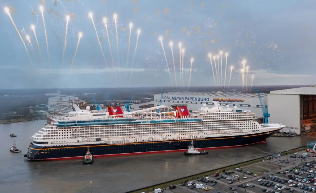 Meyer Werft launches Disney’s first LNG-powered newbuild