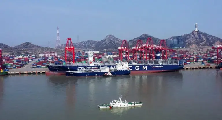 World's largest LNG bunkering vessel wraps up first Shanghai operation