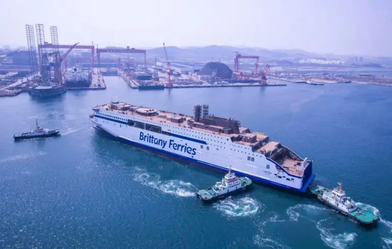 Stena’s LNG-powered ferry Santona launched in China