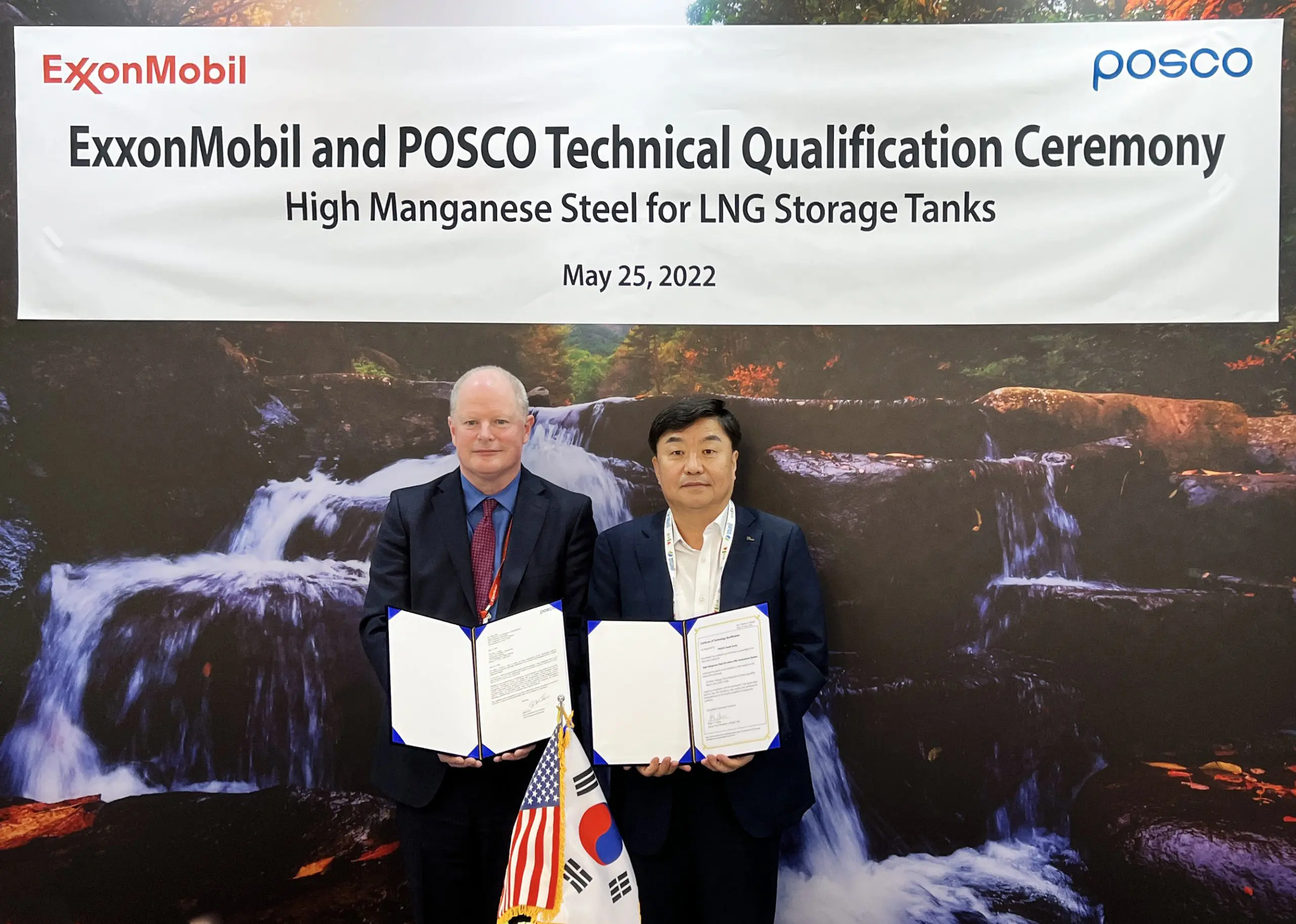 Posco's steel for LNG storage tanks gets OK from ExxonMobil