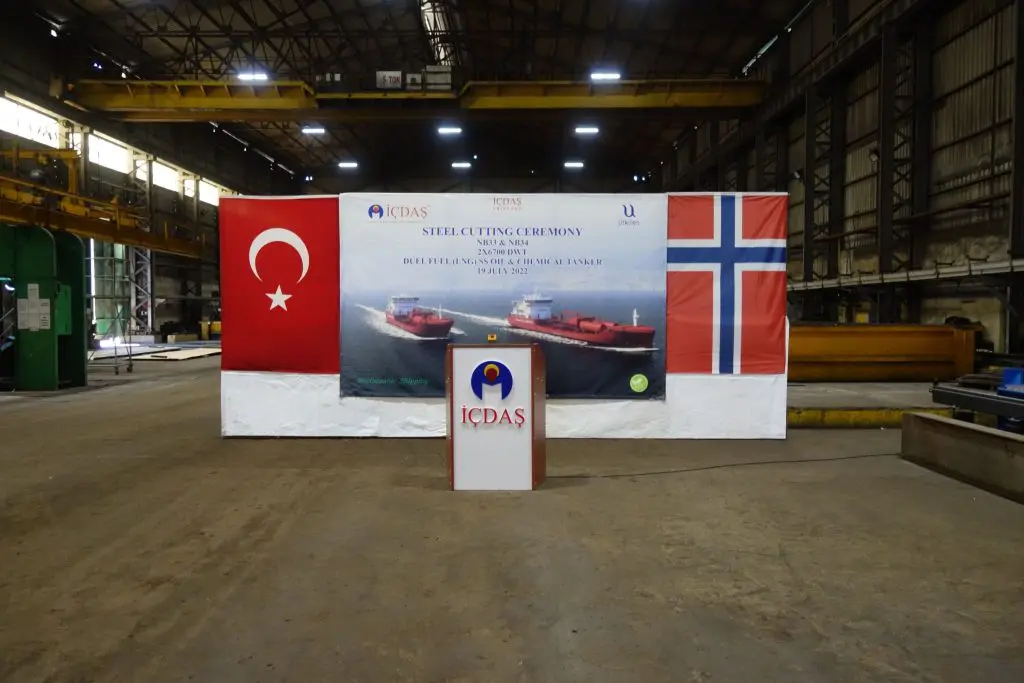 Turkey’s Icdas kicks off work on first LNG-powered tanker for Utkilen