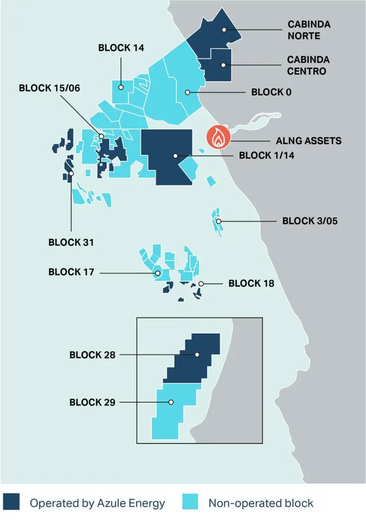 Eni, BP complete formation of Angola's Azule Energy