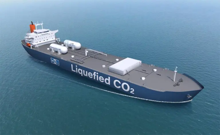 MOL gets ClassNK OK for LCO2 carrier design