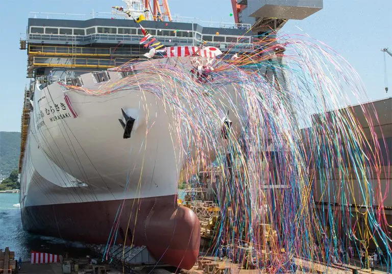 MOL says Japan’s second LNG-powered ferry launched