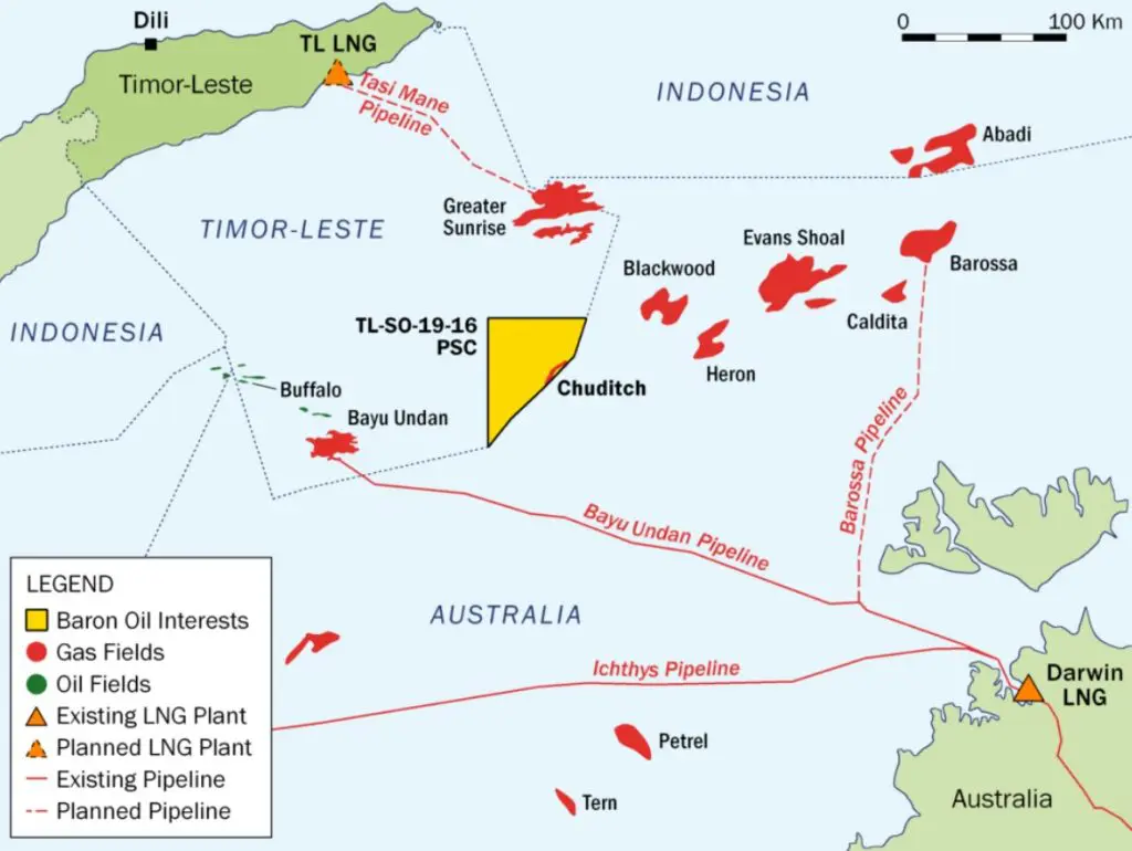 Baron mulls floating LNG project off Timor-Leste