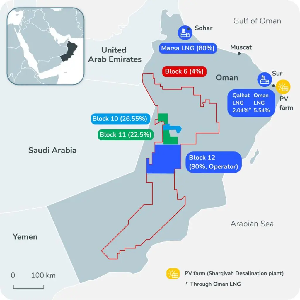 Shell, TotalEnergies launch gas production from onshore field in Oman