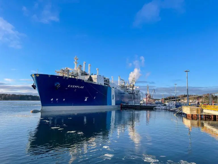 Finland’s first FSRU begins supplying gas to grid