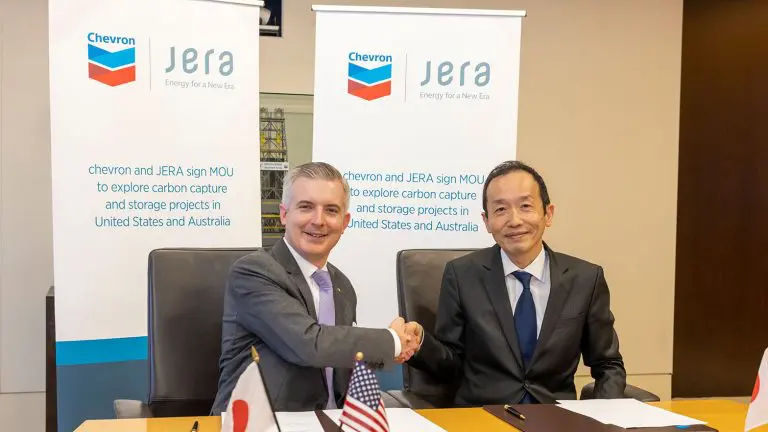 Jera, Chevron ink CCS pact