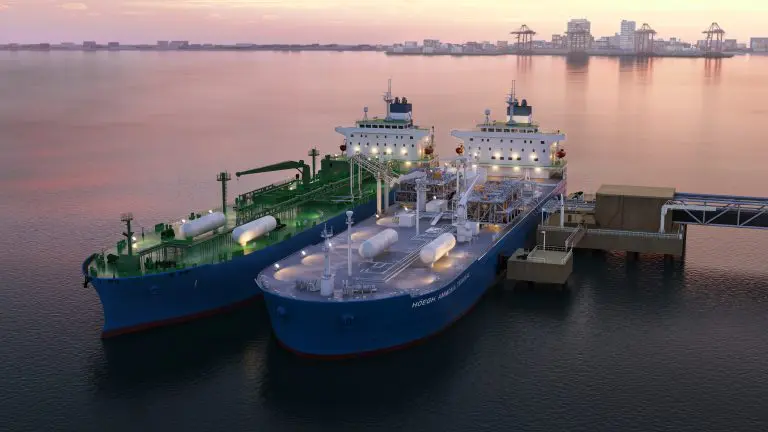 Hoegh LNG, Wartsila get Norwegian funding for ammonia solution