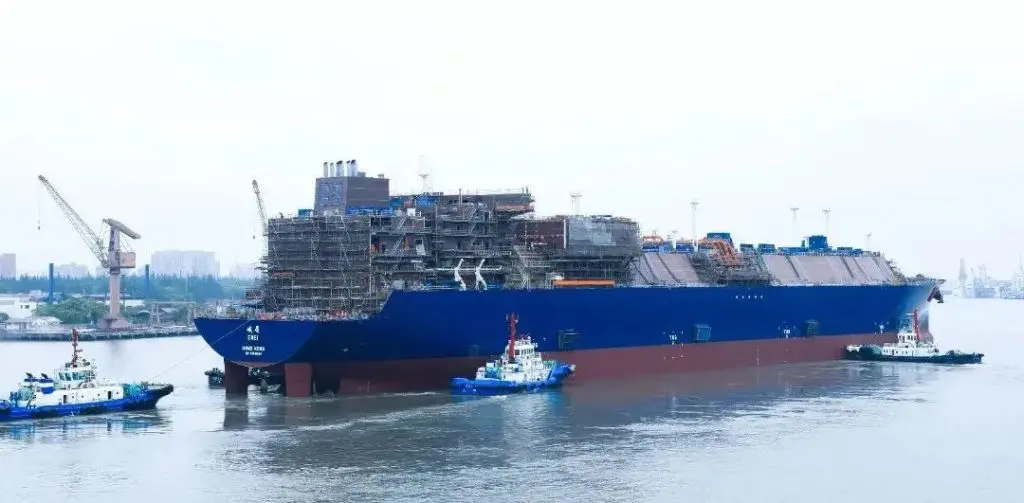 Hudong-Zhonghua launches fourth Cosco LNG carrier