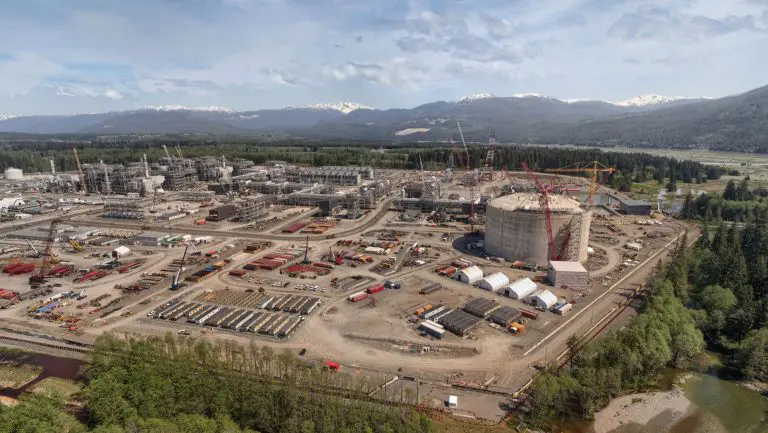 Shell's LNG Canada terminal more than 80 percent complete