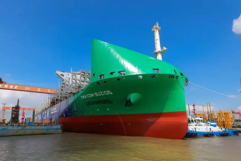 Hudong-Zhonghua launches LNG-fueled CMA CGM Buzios