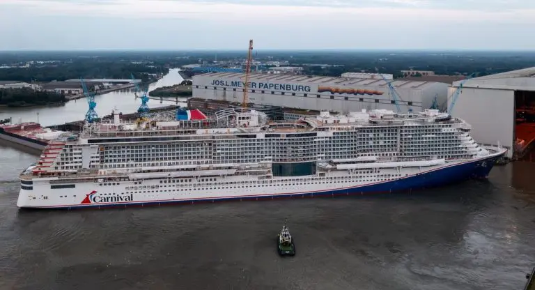 Meyer Werft floats out LNG-powered Carnival Jubilee