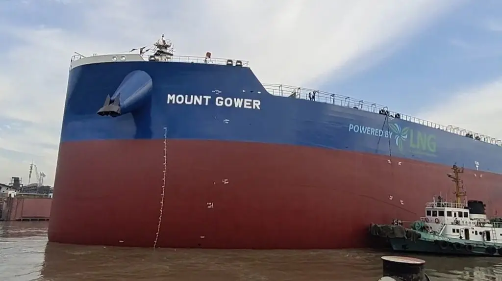 NTS launches LNG-powered bulker for EPS