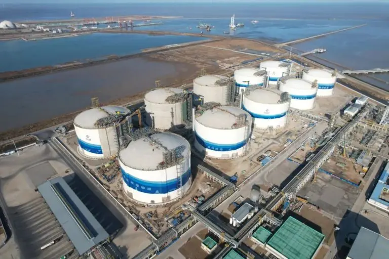 CNOOC completes Binhai LNG tank testing