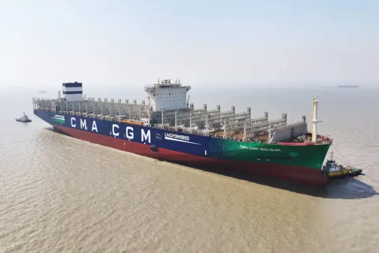 Jiangnan launches CMA CGM's LNG-powered duo