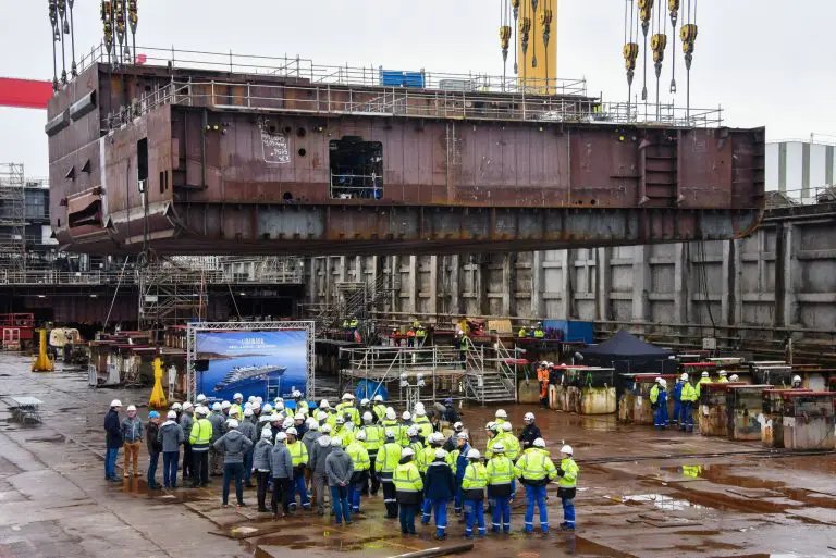 Keel laid for second Ritz-Carlton LNG-powered yacht in France