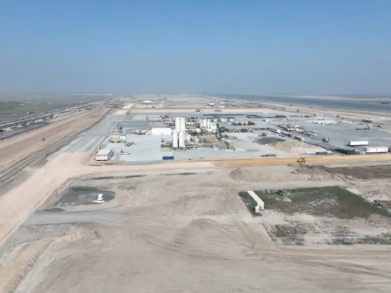 Work progresses on NextDecade's Rio Grande LNG export plant in Texas