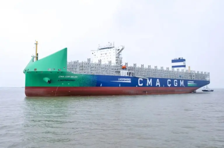 CMA CGM adds another LNG-powered containership to its fleet