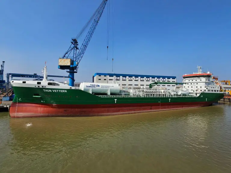 Erik Thun adds new LNG-powered tanker to its fleet