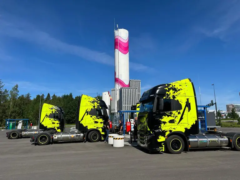 Gasum fuels Metallica's LNG-powered tour trucks