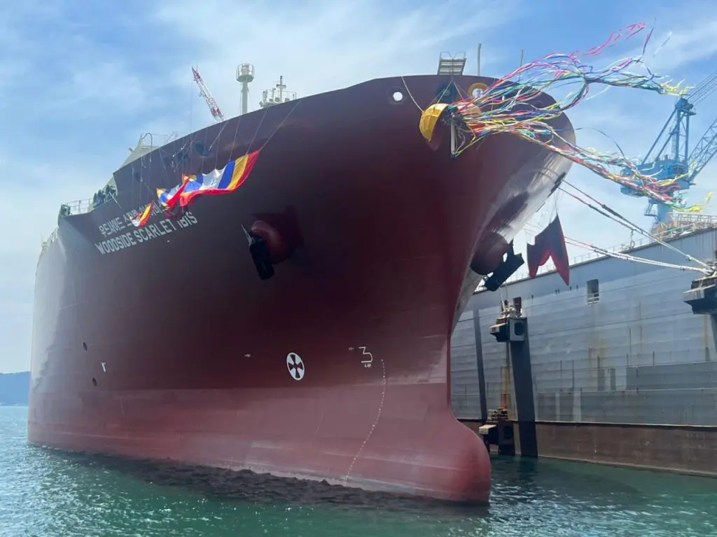 Hyundai Glovis, Woodside name LNG carrier in South Korea