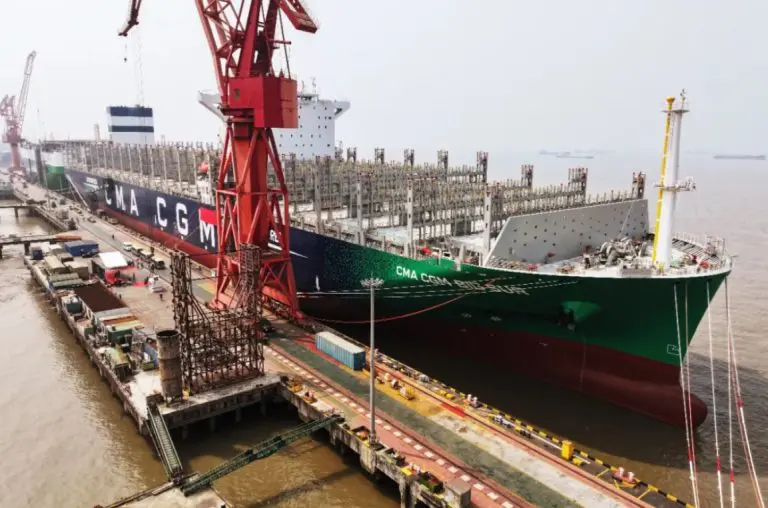 Jiangnan delivers LNG-fueled CMA CGM Big Sur