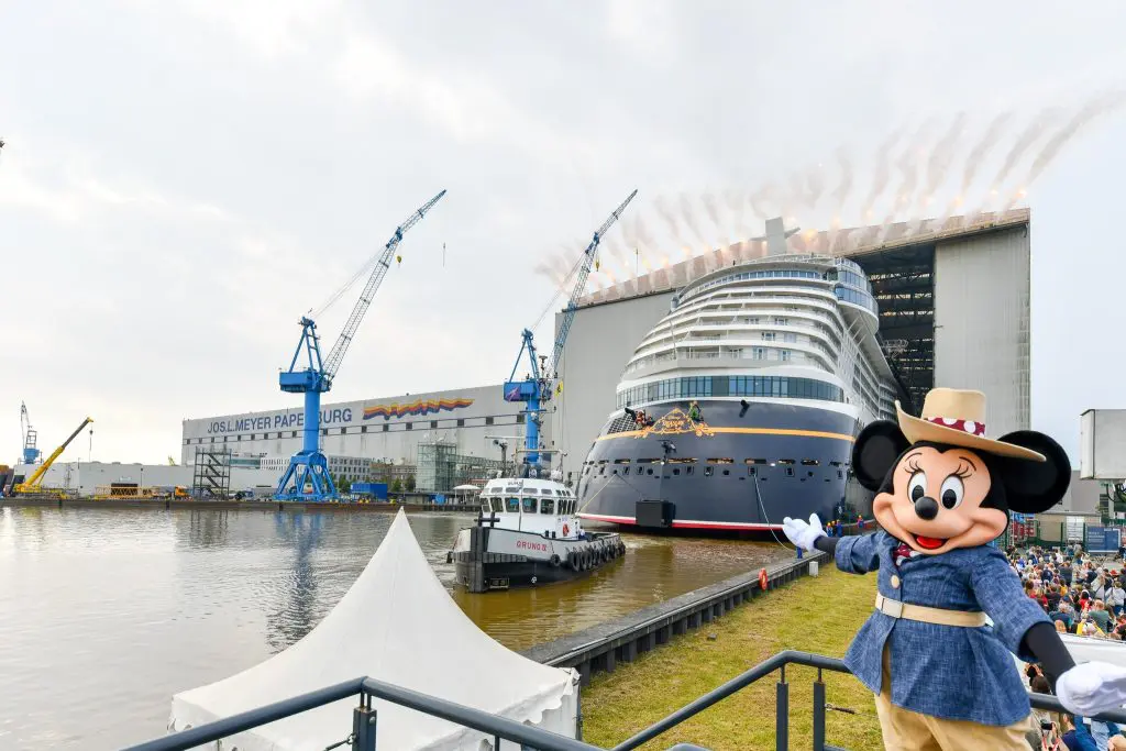 Meyer Werft launches Disney’s second LNG-powered newbuild