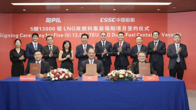 PIL orders more LNG-powered containerships in China