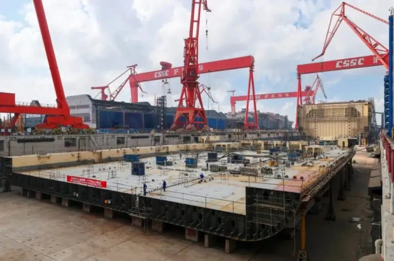 Keel laid for CMA CGM’s LNG-powered giant in China