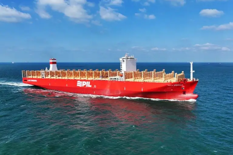 Jiangnan delivers PIL’s LNG-fueled containership