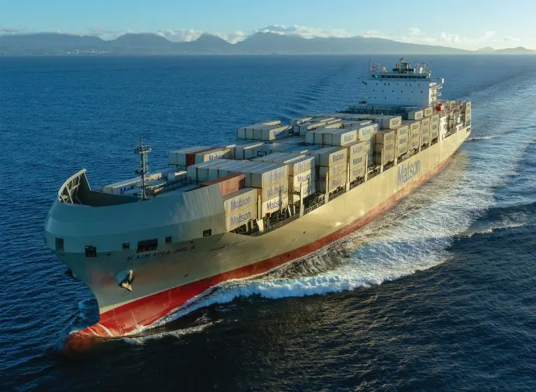 Matson's LNG-powered containership enters service