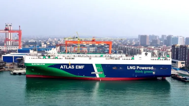 Atlas Maritime names LNG-powered PCTC duo in China