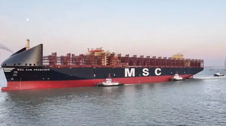 LNG-fueled MSC San Francisco delivered in China