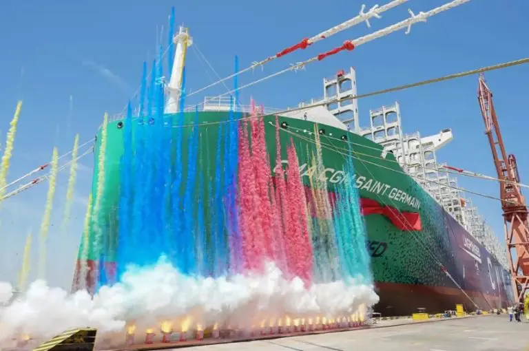 Hudong-Zhonghua hands over another LNG-powered giant to CMA CGM