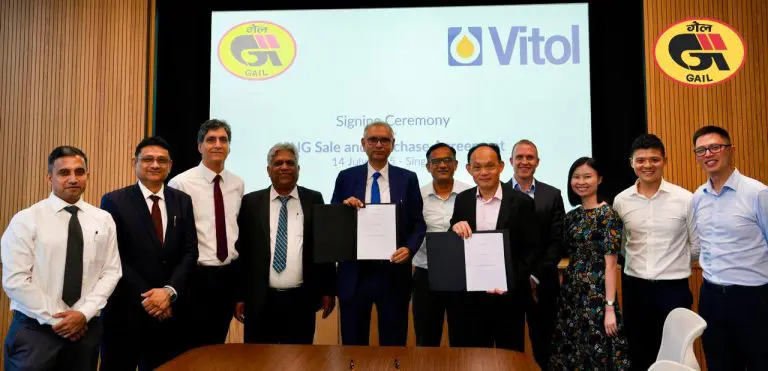GAIL, Vitol finalize 10-year LNG supply deal