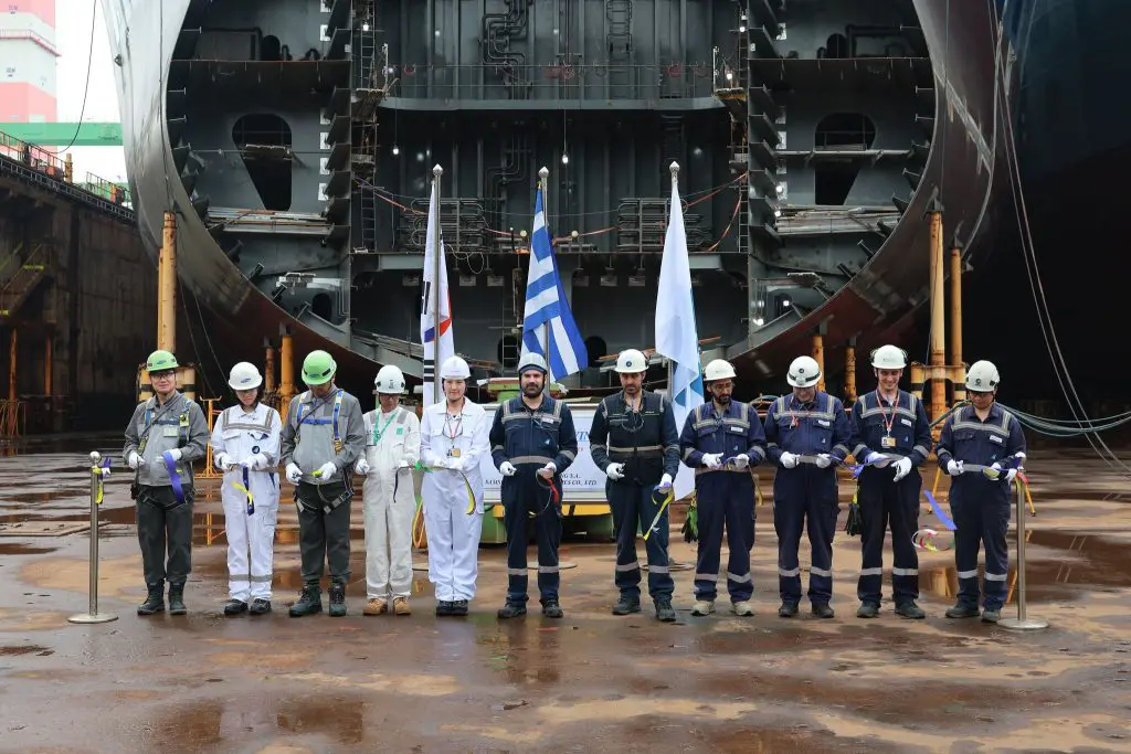 Samsung Heavy lays keel for Minerva LNG carrier