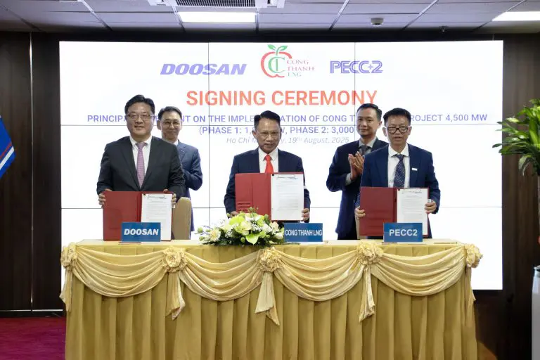 Deal signed for Vietnam's Cong Thanh LNG power plant