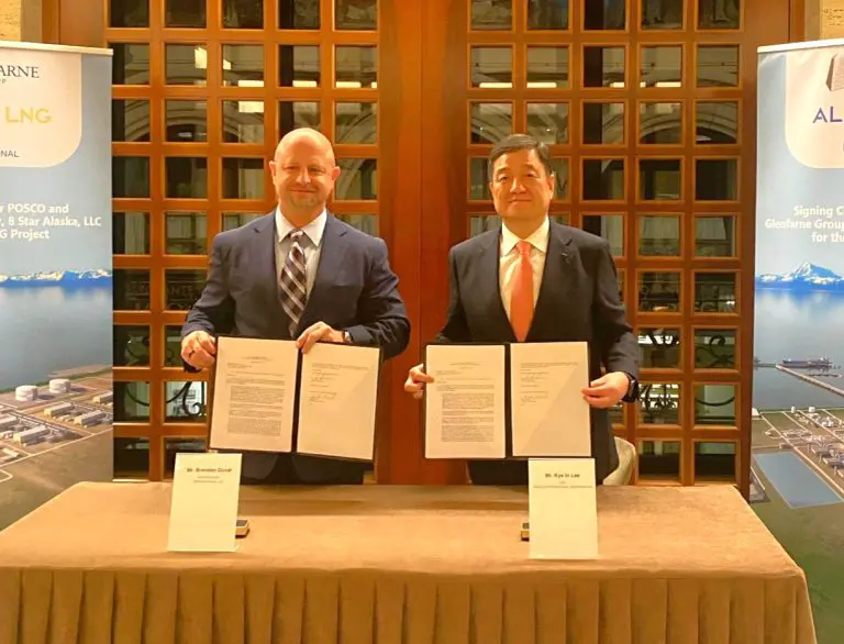 Posco International, Glenfarne ink Alaska LNG pact